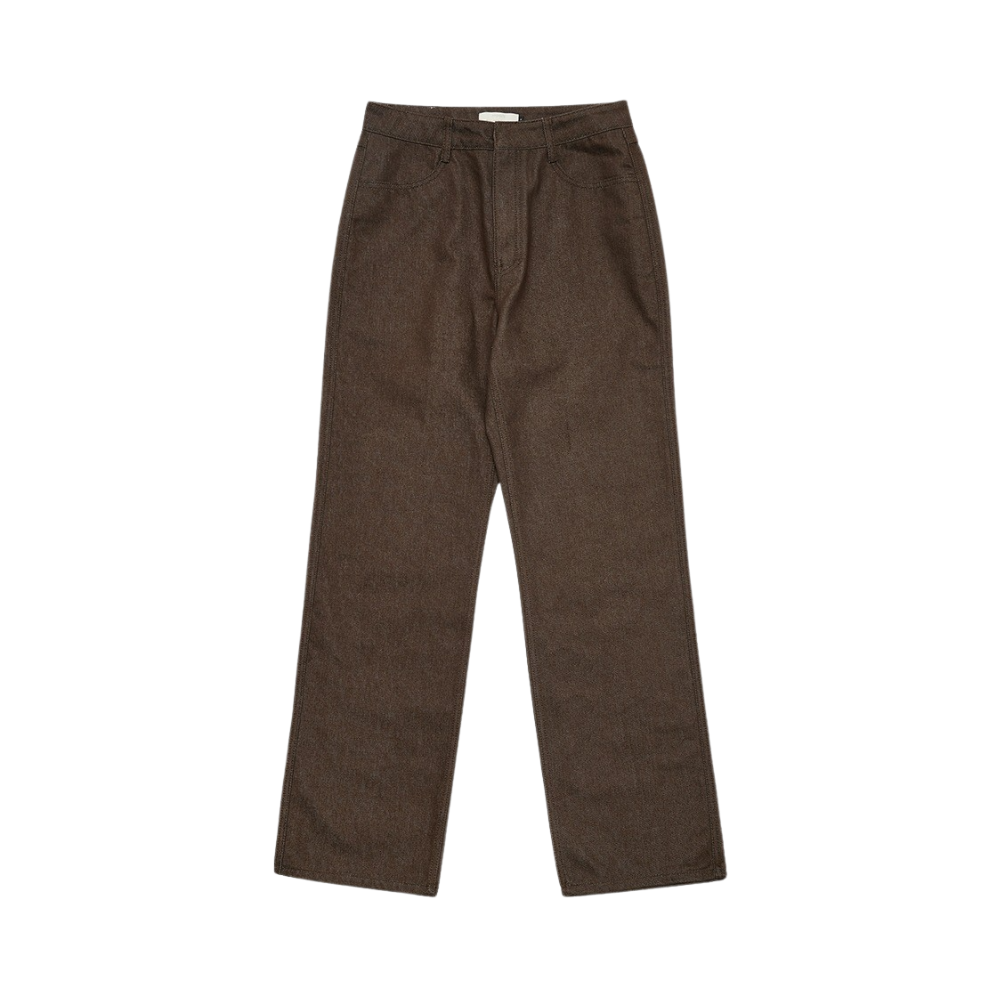 아모멘토 맨즈 컬러 스트레이트 핏 데님 브라운 - 24FW(Amomento Mens Colored Straight Fit Denim Brown - 24FW)