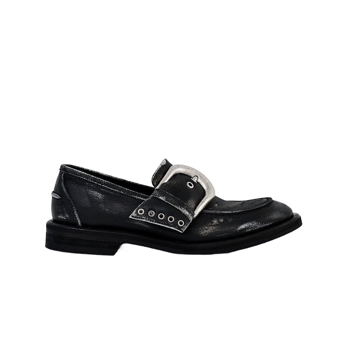 NT3BESSLU001GY [KREAM 단독]NegativeThree Vintage Chunky Loafer Black Grey