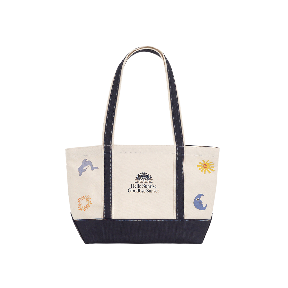 HH43BG001NV HS x Hank Canvas Tote Bag Navy - 대표 이미지 #1