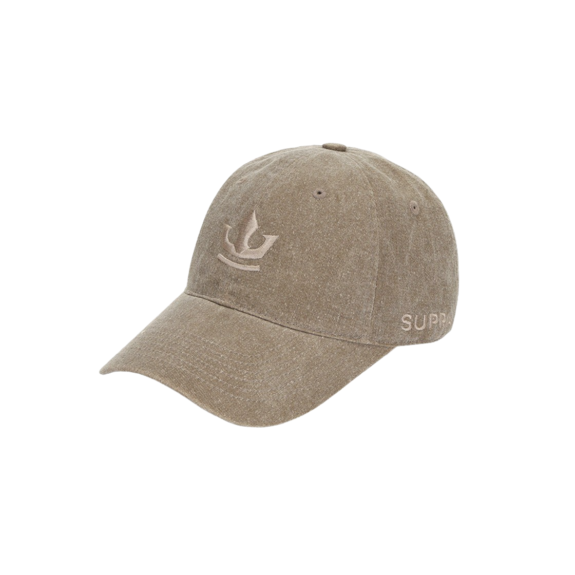 WXCP1554N-BRL Supra Essential Unstructured Crown Logo Cap Beige - 대표 이미지 #1
