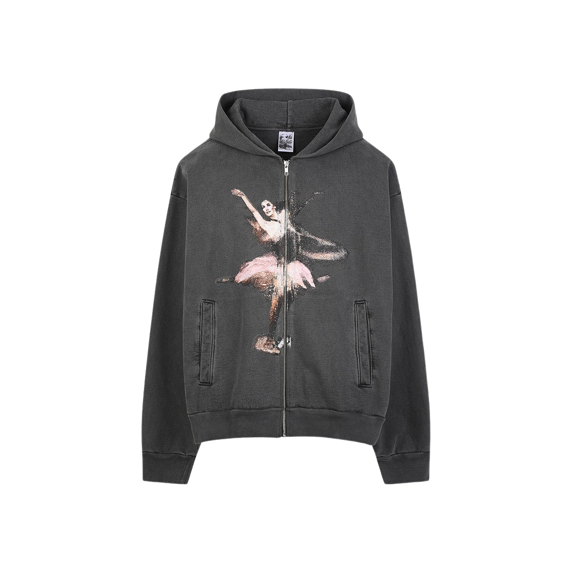 KM4ATSHBG03BK [KREAM 단독] Basketcase Ballet Zip Up Vintage Black