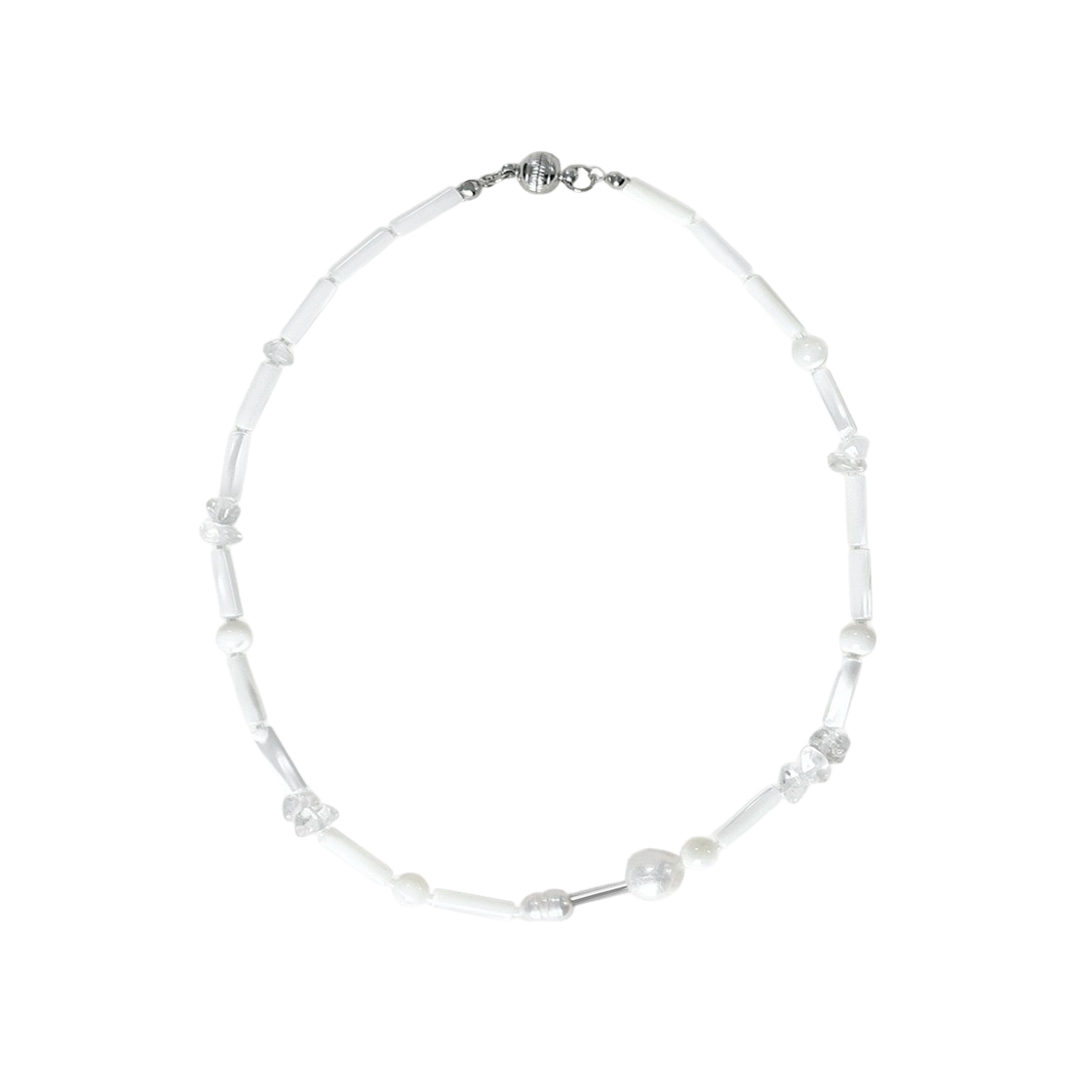 루바티 마더 오브 펄 크리스탈 네크리스(Rubati Mother of Pearl Crystal Necklace)