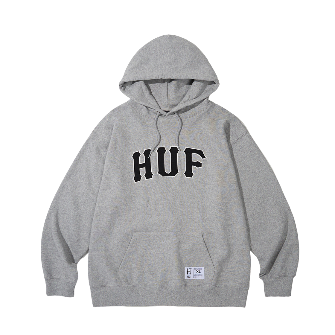 허프 애플리케 아치 로고 후디 화이트 멜란지 | HUF | KREAM