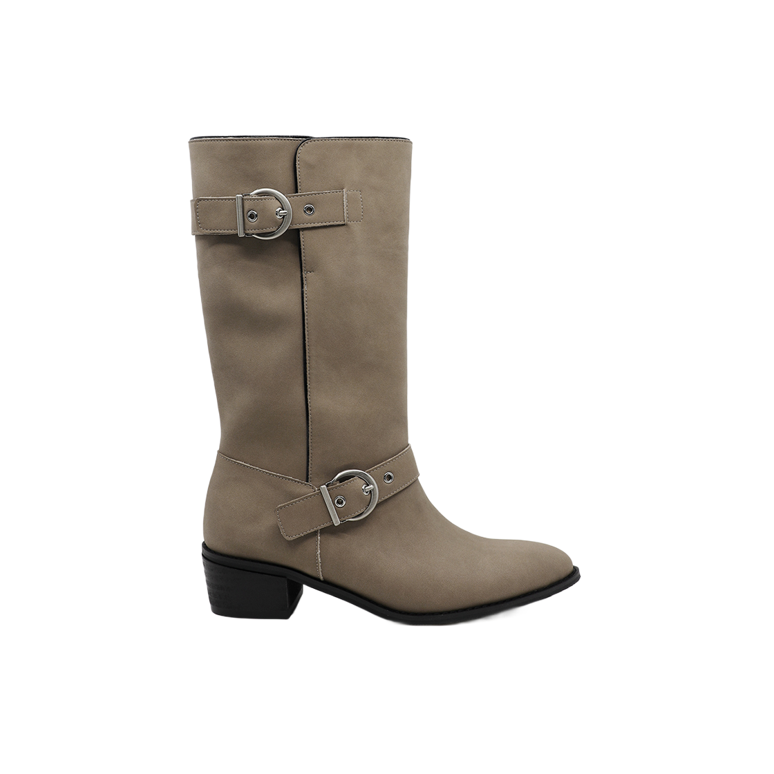 무드나잇 에보니 버클 웨스턴부츠 애쉬(Moodnight Ebony Buckle Western Boots Ash) - 1