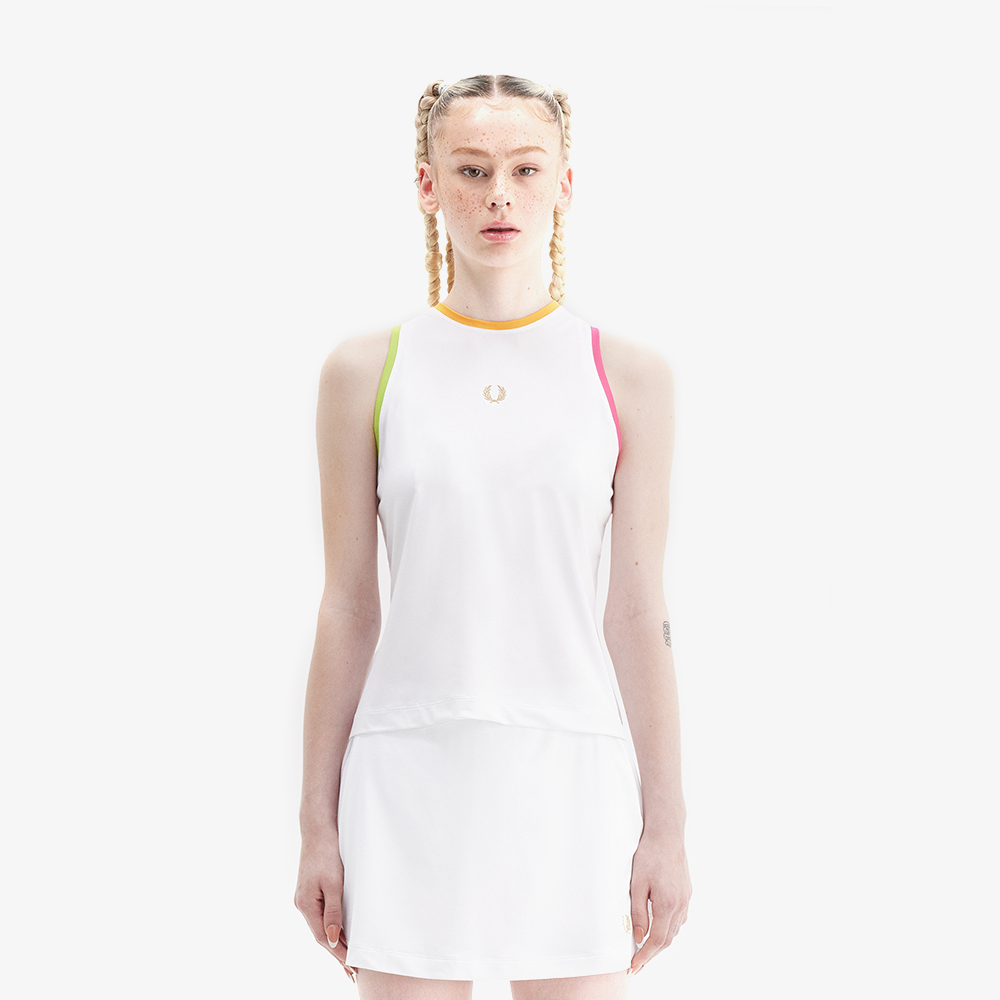 프레드페리 우먼즈 테니스 슬리브리스 화이트(Fred Perry Womens Tennis Sleeveless White) - 2