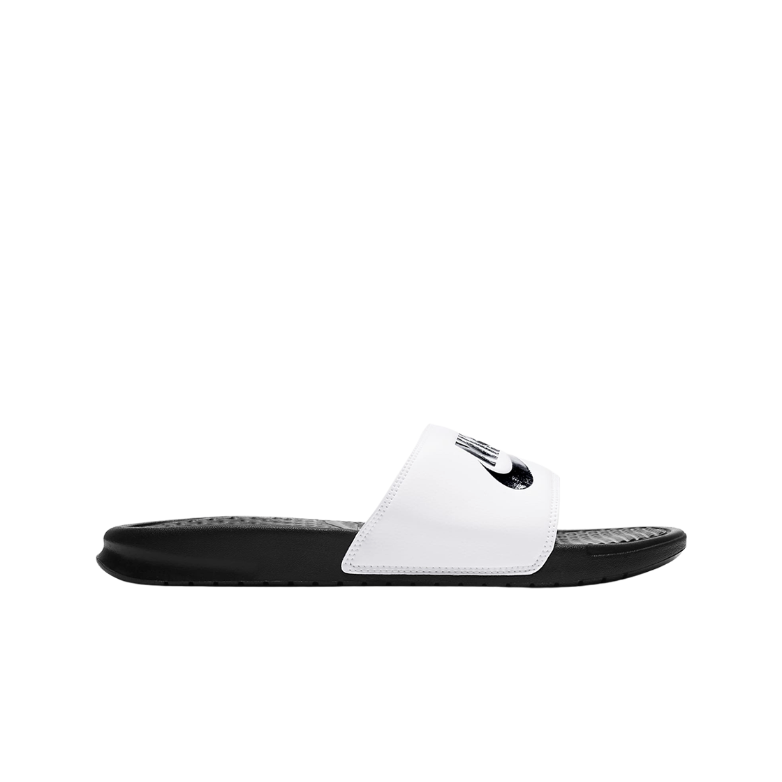 나이키 베나시 JDI 슬라이드 화이트 블랙(Nike Benassi JDI Slide White Black)