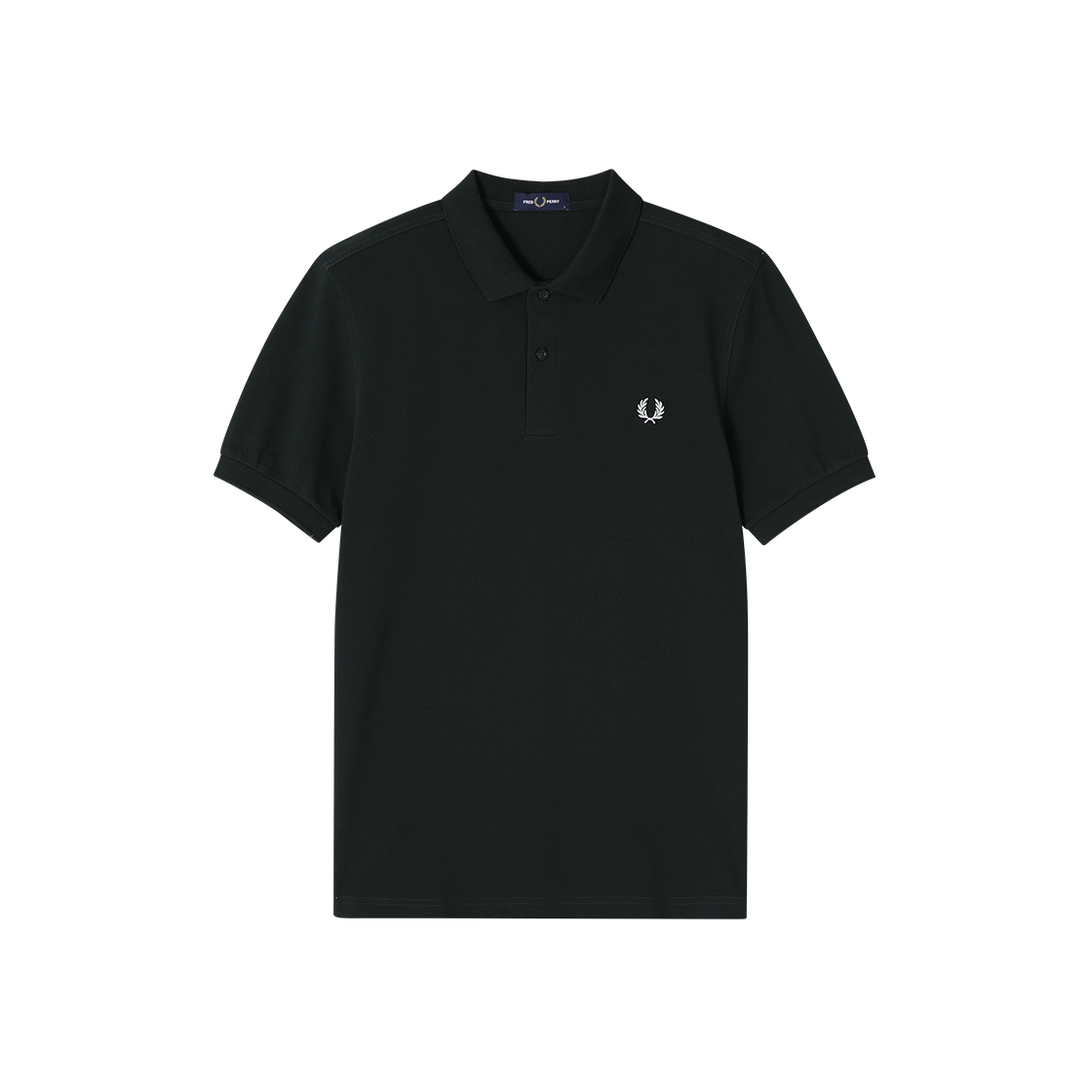 AFPM2516000-T50 Fred Perry Plain Fred Perry Shirt Night Green/Snow White