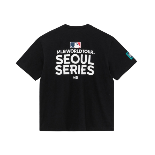 뉴에라 MLB 서울 시리즈 LA 다저스 티셔츠 네이비 | New Era | KREAM