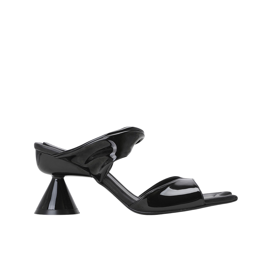 KW4ASODPC12BK Paula Canovas Del Vas Women Diablo Heel Sandals Black