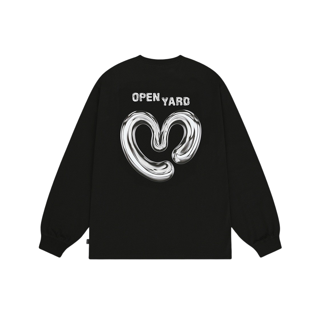 ★OY★L HEART LONG SLEEVE - BLACK★正規品/韓国直送用込 오와이 메탈 하트 롱슬리브 블랙 | OY | KREAM