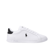 [30%적립] Polo Ralph Lauren Heritage Court II Leather Sneakers White Black