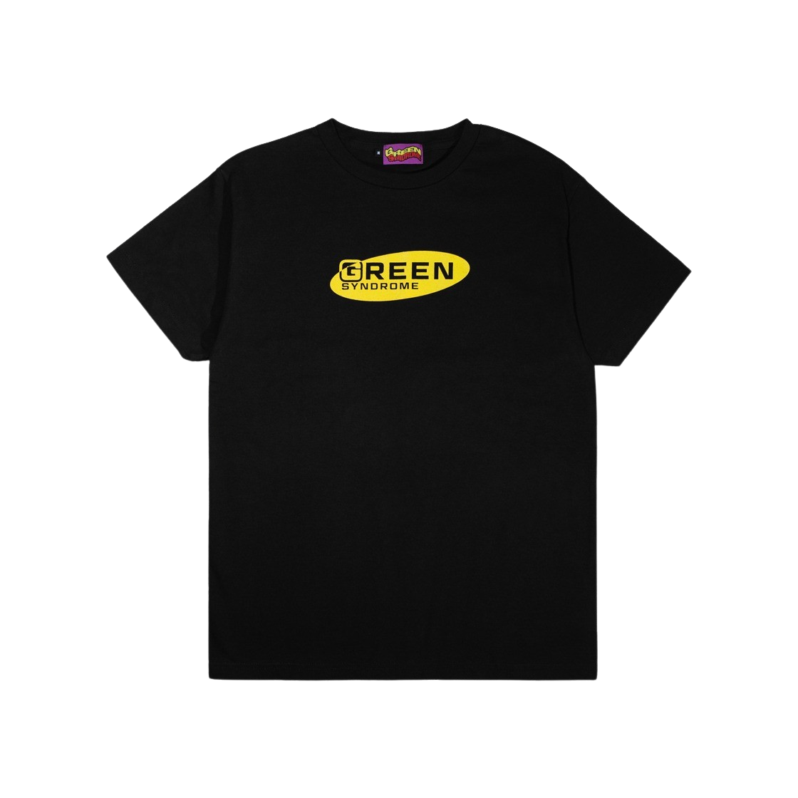 GS24TS004BK Green Syndrome Ellipse T-Shirt Black - 대표 이미지 #1