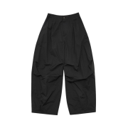 Amomento Mens Cotton Nylon Fatigue Pants Black - 24FW