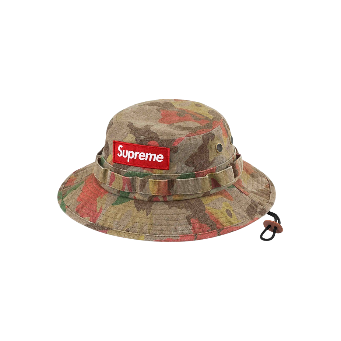 KM4AHTKSP49BG Supreme Washed Canvas Boonie Tan Camo - 24SS