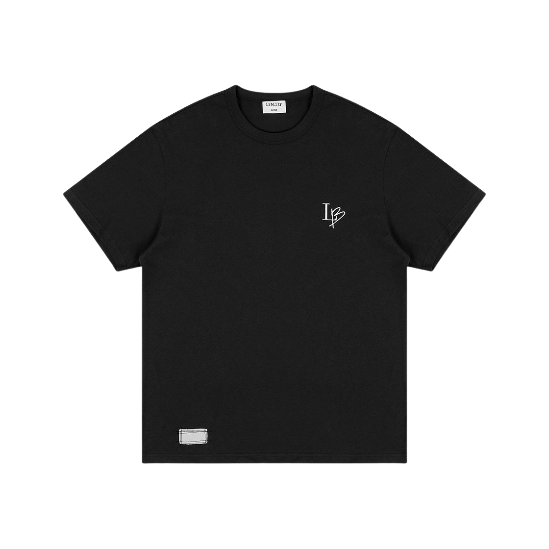 LB202406T1 Libilly LB Logo T-Shirt Black - 대표 이미지 #1