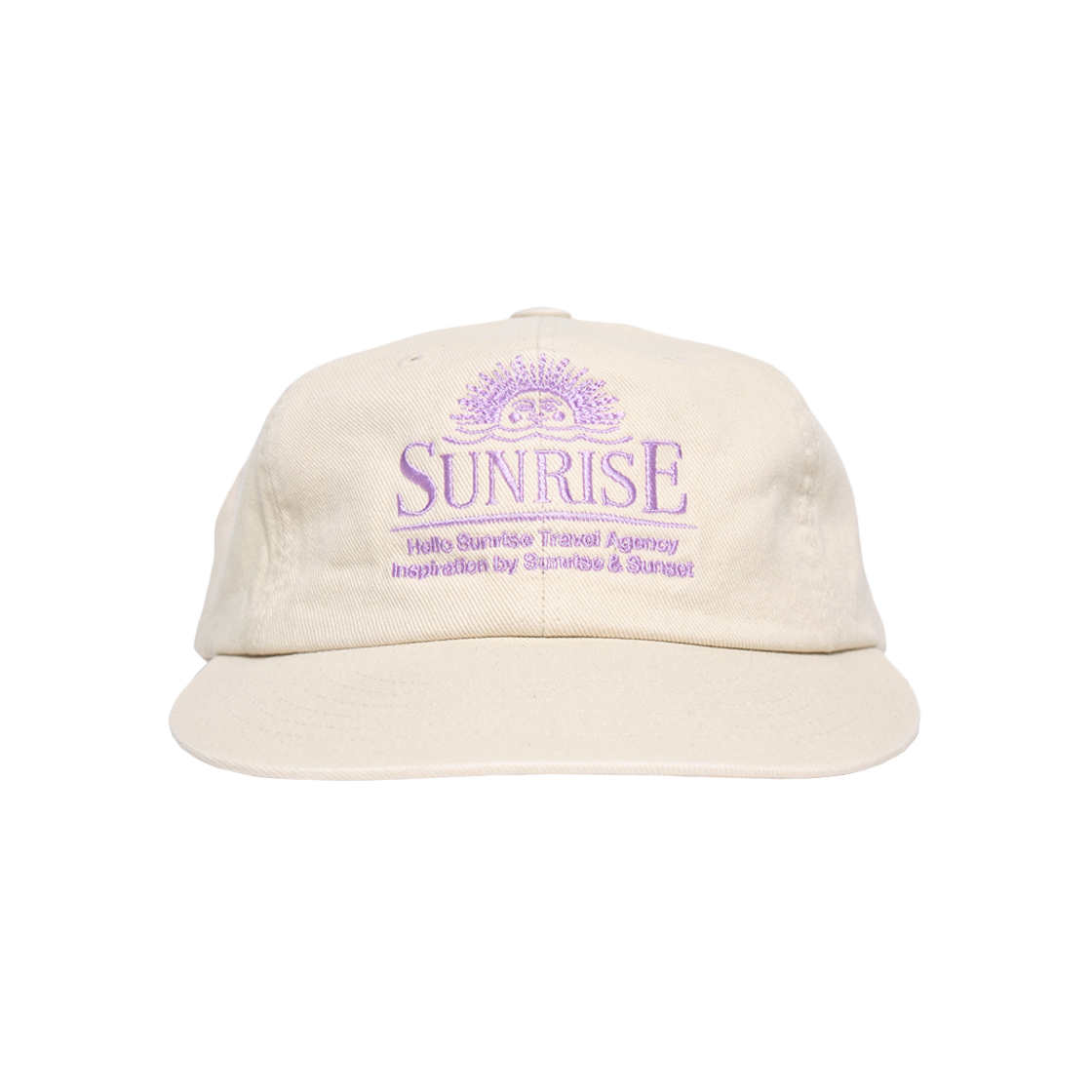 HELLO■Sunset Typo Logo 6 Panel Cap ■送料込 HELLO SUNRISE キャップ 帽子 「HELLO SUNRISE」 トラベル