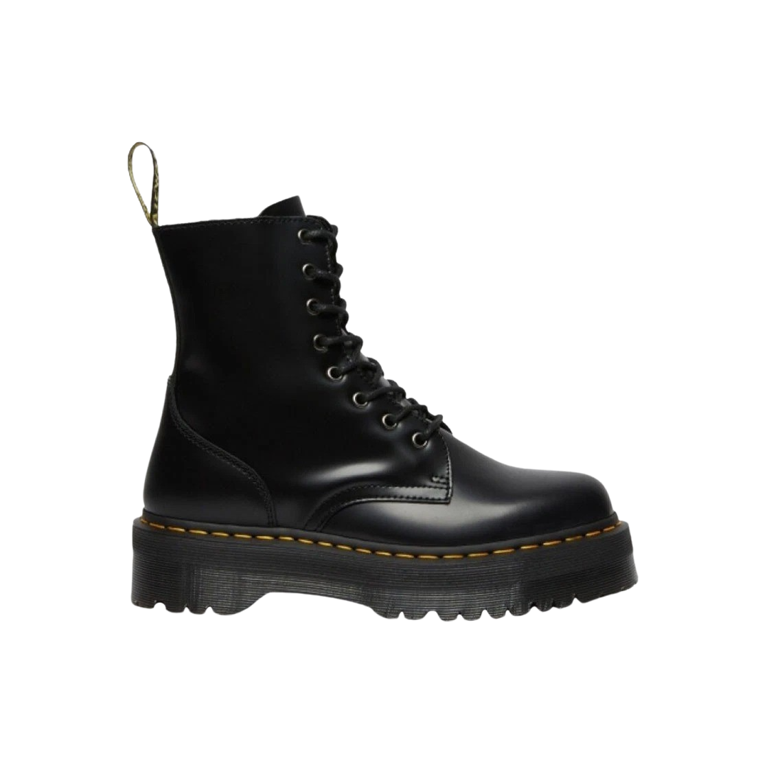 KW4DSOBDR25BK Dr. Martens Women Jadon Boot Smooth Leather Platforms Black