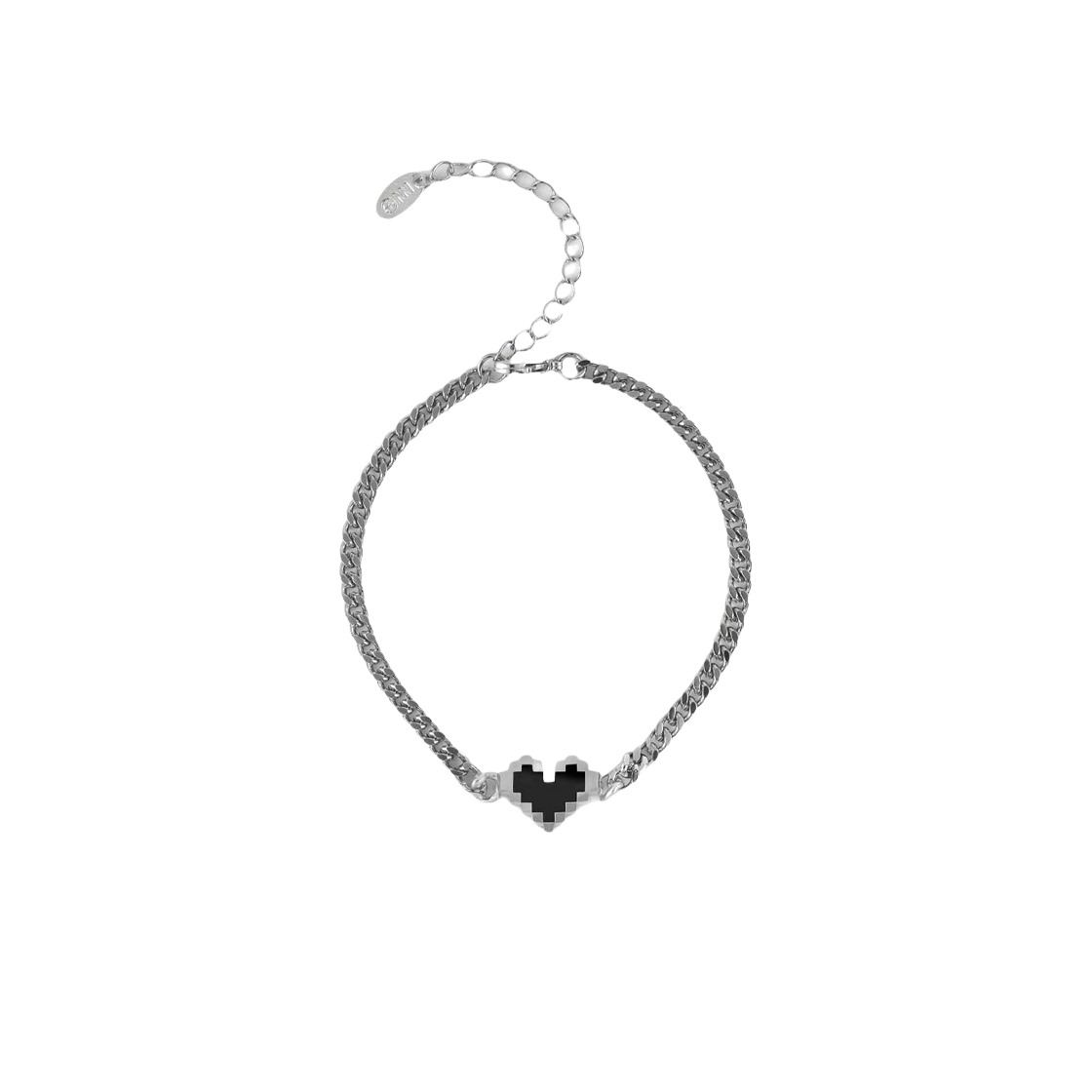 NONENON-055 Nonenon Mini Pixel Love Bracelet Silver925 - 대표 이미지 #1
