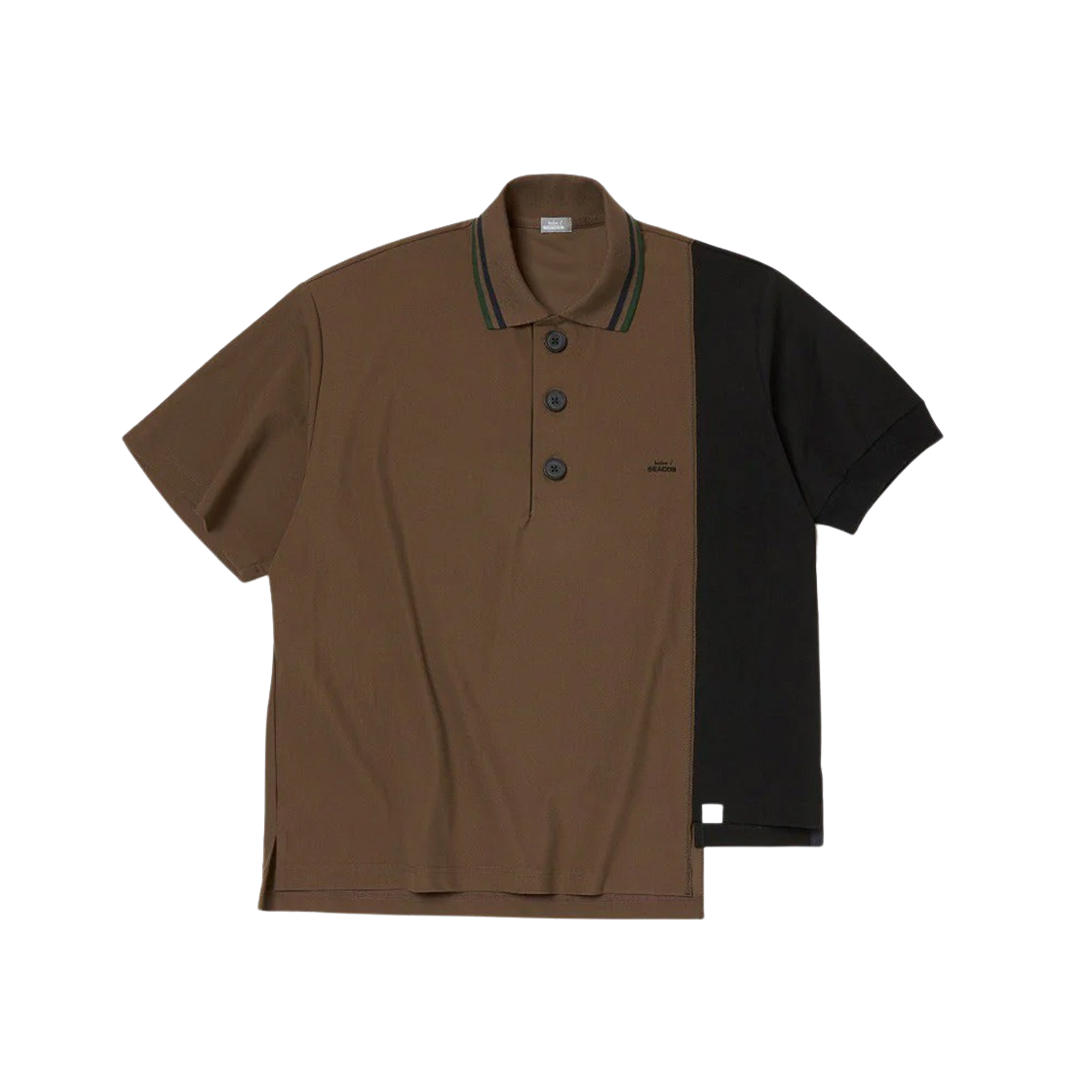 KM4BTSSKB14BR Kolor Beacon 24SS Polo Shirt Brown
