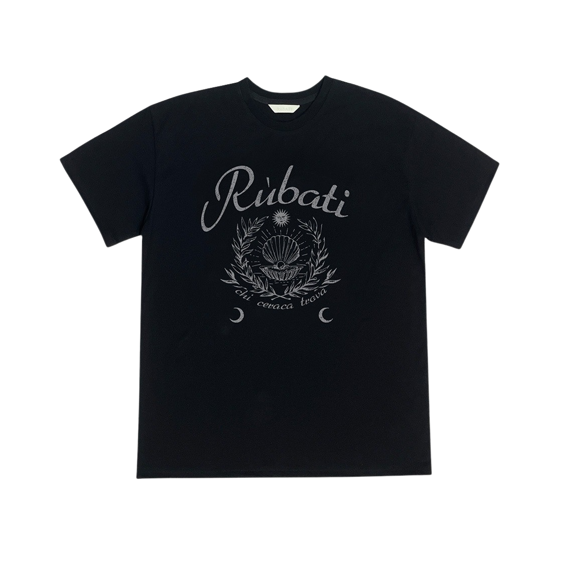 루바티 펄 오이스터 레트로 티셔츠 블랙(Rubati Pearl Oyster Retro Tshirt Black) - 1