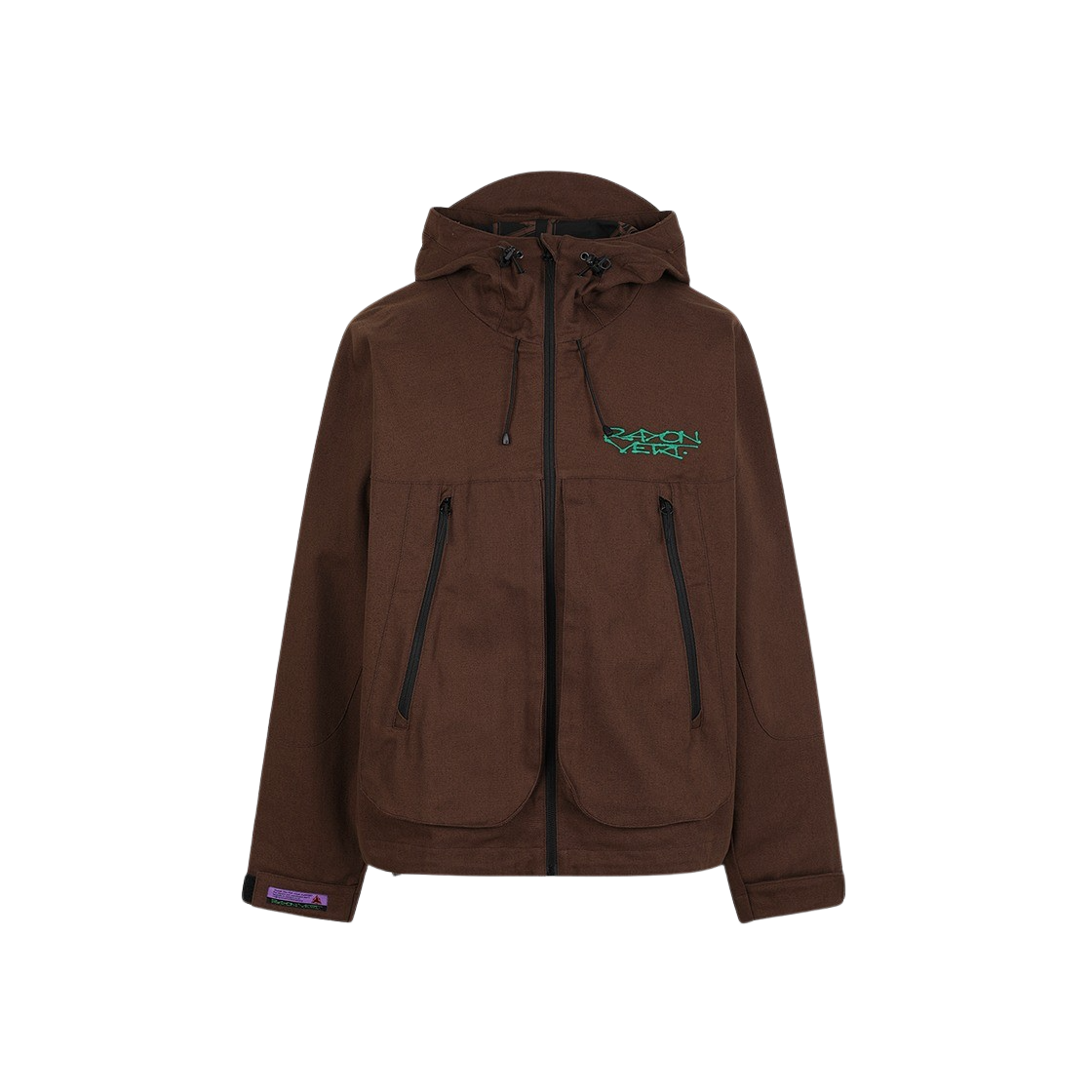 KM4DOTBRV01BR Rayon Vert Nautilus Jacket Bark Brown - 24FW