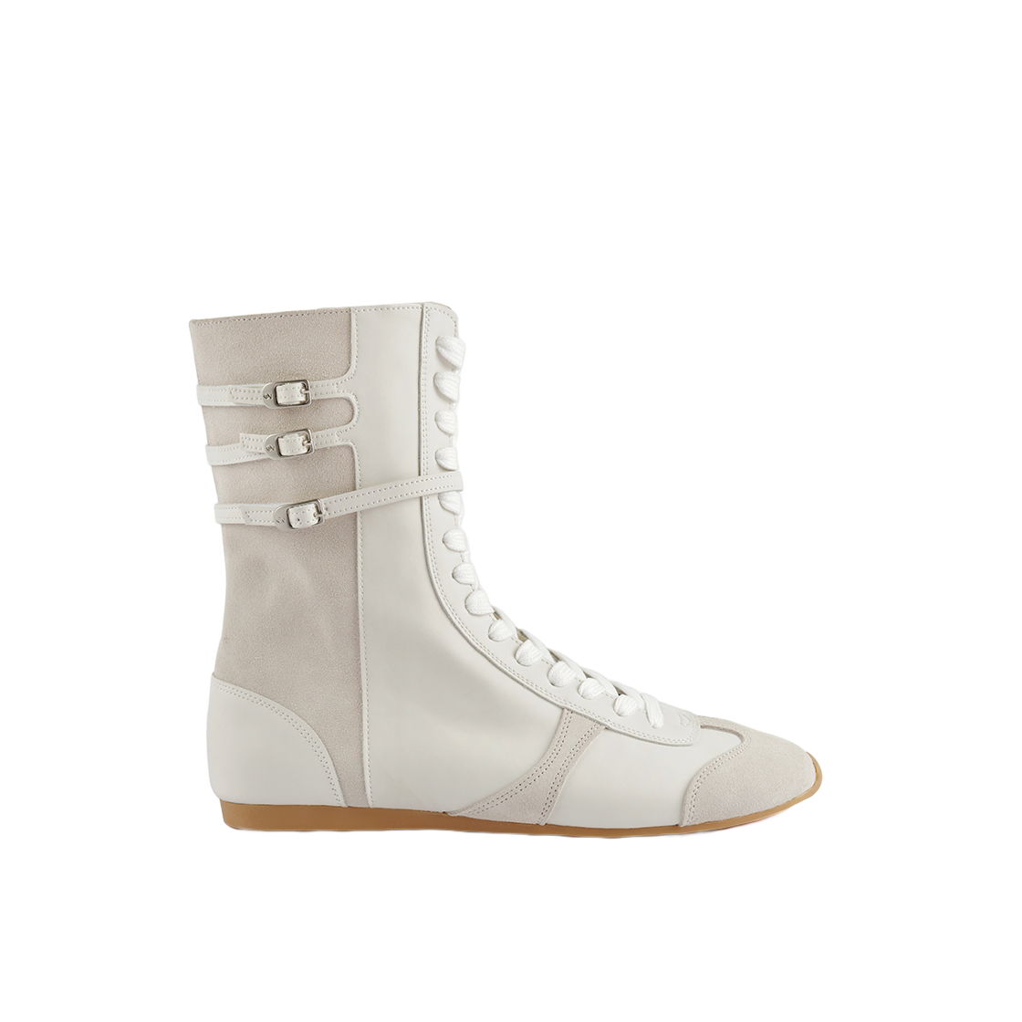 무드나잇 신디 3벨티드 복서 레이스업 스니커즈 l 크림