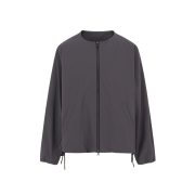 Fumito Ganryu Ventilation No Collar Jacket Charcoal Grey