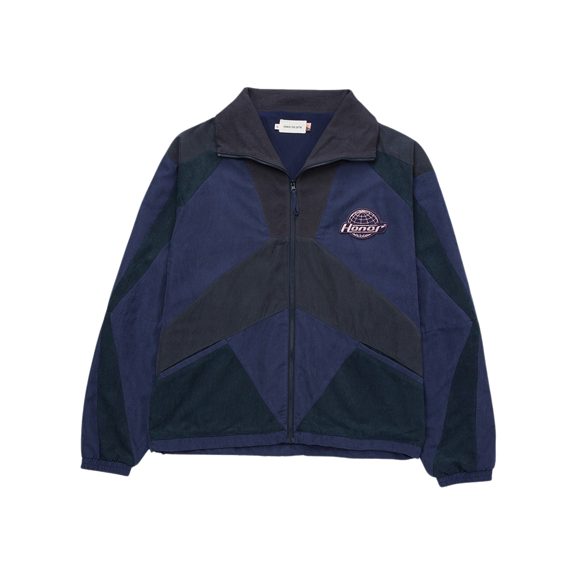 KM4DOTBHG17NY Honor The Gift Color Block Full Zip Navy - 24FW
