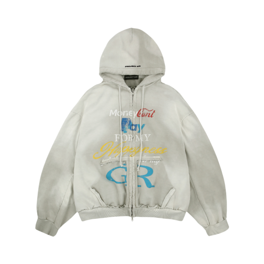 ★関税込★Project G/R★Inside Out Unbalanced Zip Hoodi.e★ ☆関税込☆Project G/R☆Inside Out Unbalanced Zip Hoodi.e
