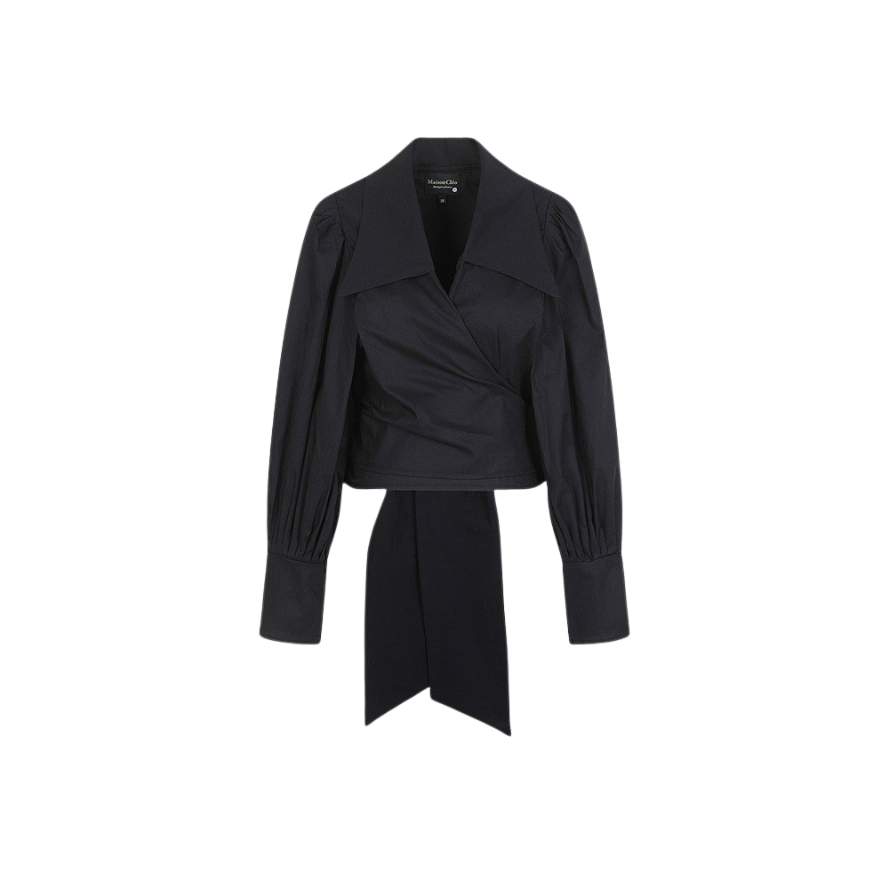 KW4BBL1MC04BK [KREAM 단독] Maison Cleo Women Julie Blouse Black