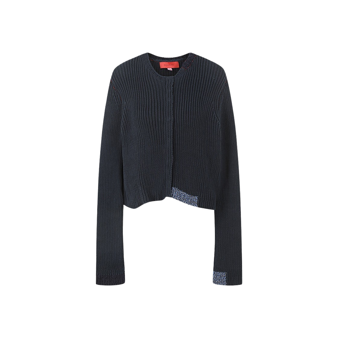 KW4BKNCEL21NY Eckhaus Latta Women Cinder Cardigan Ocean