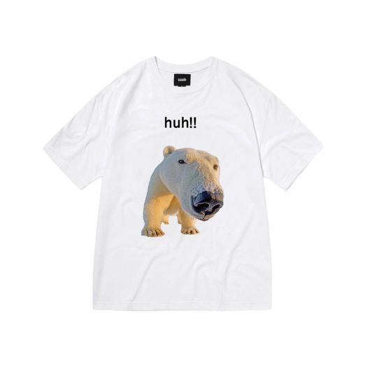 SD4STO015WH Suade Huh Tee White