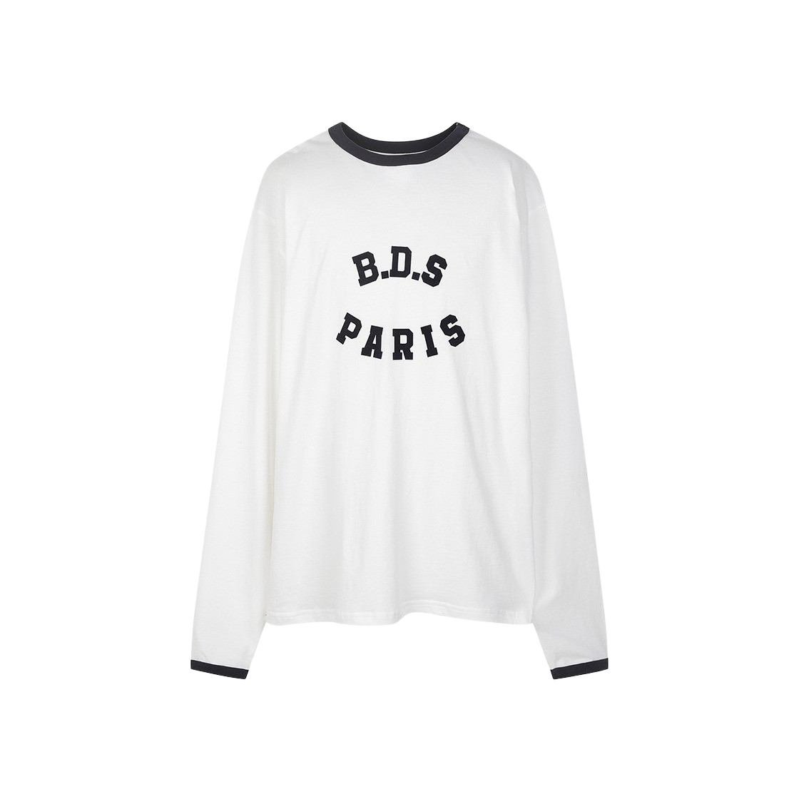 [KREAM 단독] 벌스데이수트 BDS 파리 링거 티셔츠 오프 화이트([KREAM 단독] Birthdaysuit BDS Paris Ringer T-Shirt Off White)