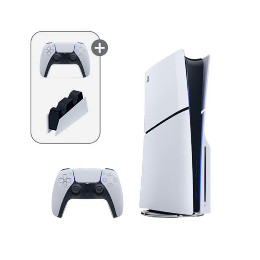 SN100360+SN100003+SN100010 PlayStation 5 Slim Standard Edition+Dual sense+Charging Station