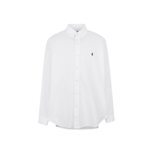 KM4ASHLRL28WT [20%적립] Polo Ralph Lauren Classic Fit Garment Dyed Oxford Shirt White