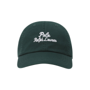 [30% 적립] Polo Ralph Lauren Embroidered Twill Ball Cap College Green - 24FW