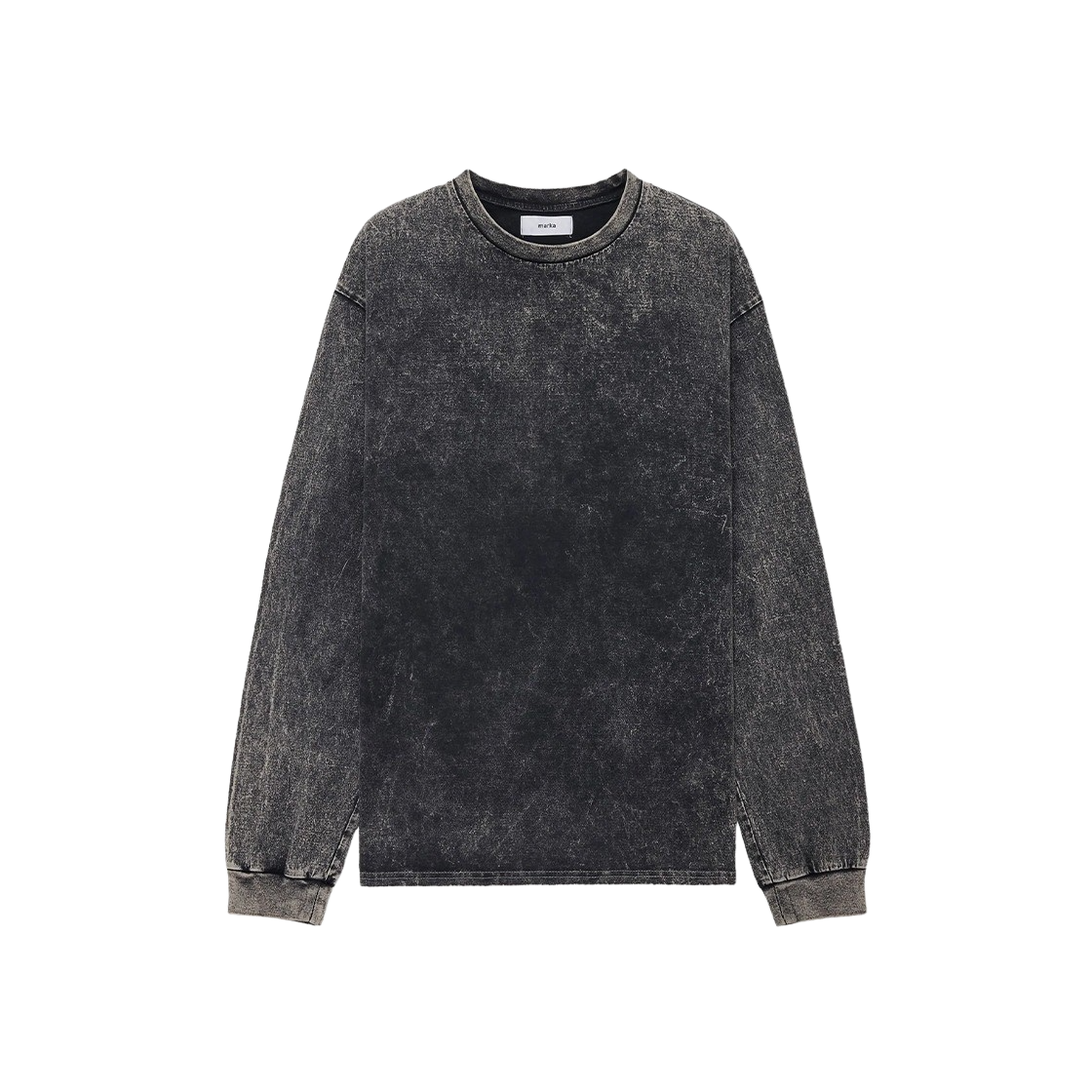 KM4DTSLMK04DG Marka Crew Neck Tee LS Bleached - 24FW