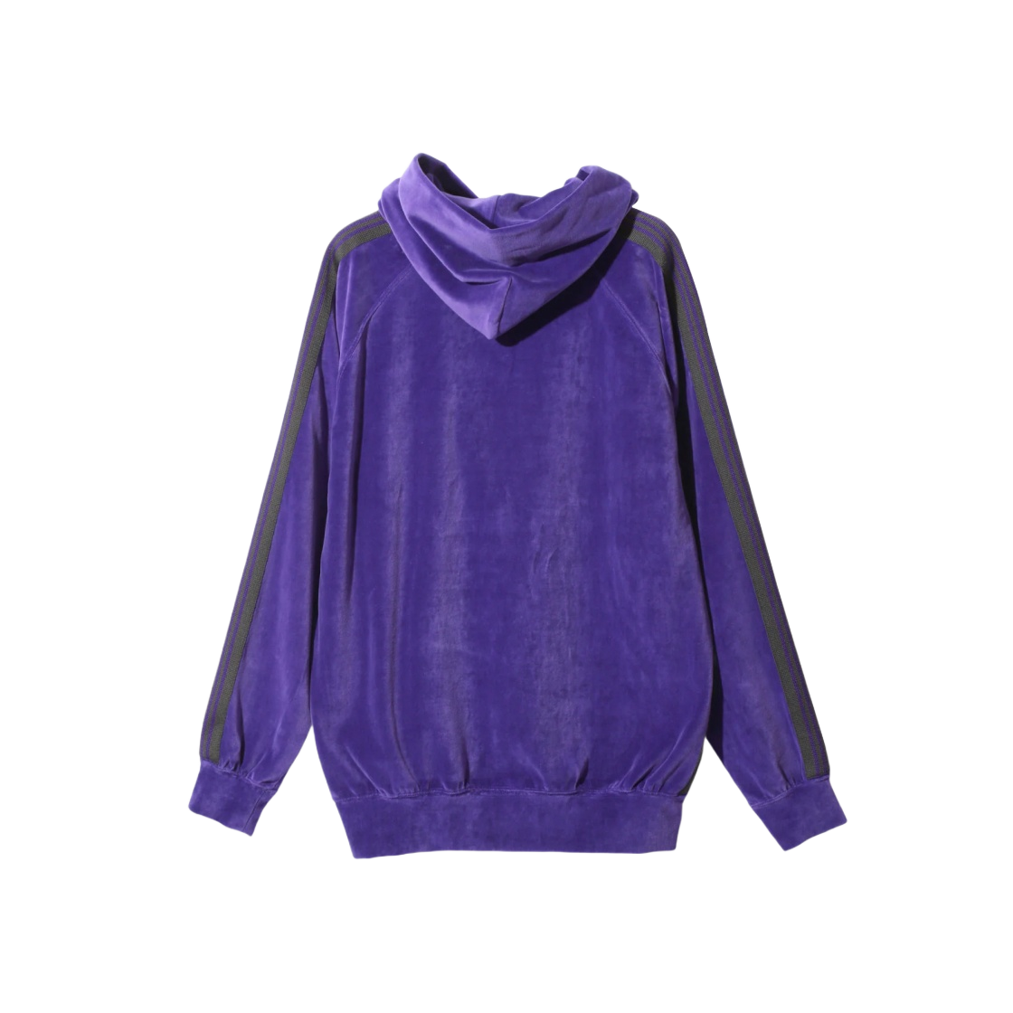 NEEDLES|HOOD/ZIP-UP (Track Hoody C/PE Velour - PURPLE ( 니들스 트랙 후드 C/PE 벨루어 퍼플 | Needles | KREAM