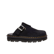 Dr. Martens Zebzag Suede Slingback Platform Mule Black - 24FW