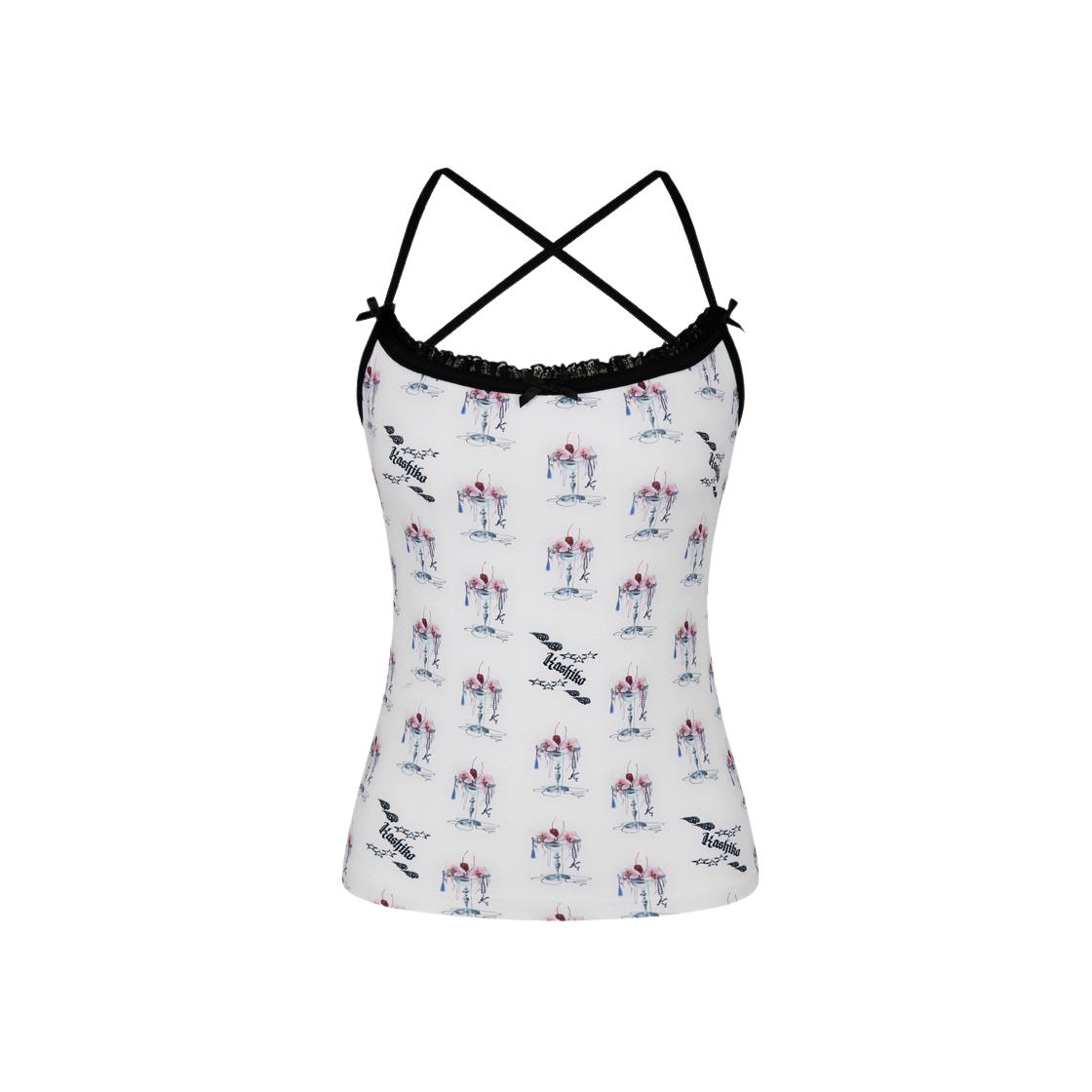 kashiko Jewel Cocktail Sleeveless トップス kashiko Jewel Cocktail Sleeveless トップス