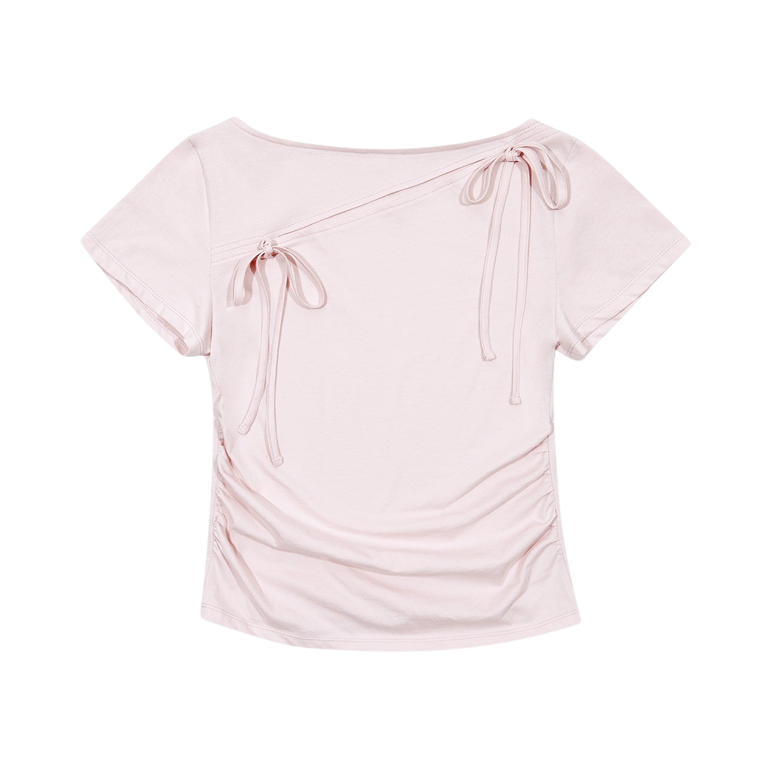 MARGARIN FINGERS RINA RIBON SHIRTピンク