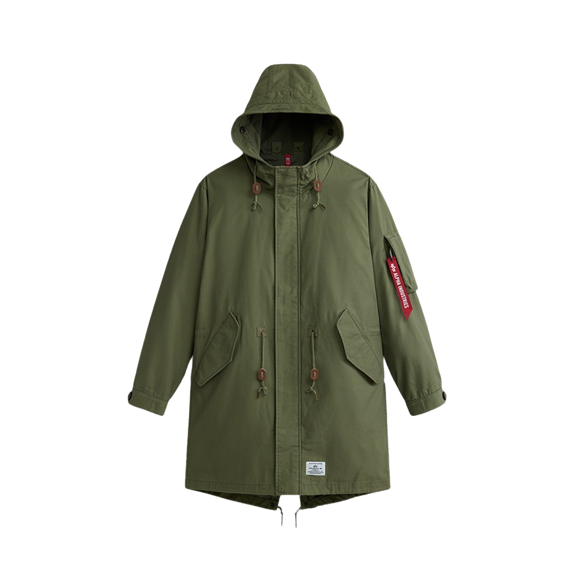 AIMSI0000002M6O ALPHA INDUSTRIES M-59 Fishtail Mod Parka M-65 Olive - 대표 이미지 #1