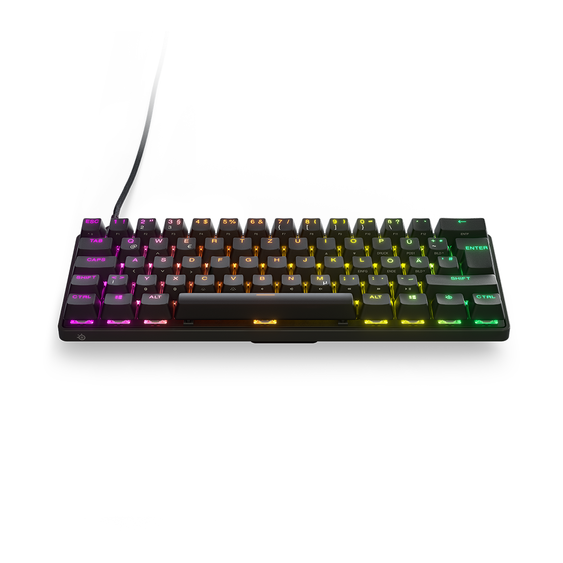 스틸시리즈 에이펙스 프로 미니 US 유선 자석축 게이밍 키보드(Steelseries Apex Pro Mini US Wired Magnetic Switch Gaming Keyboard)