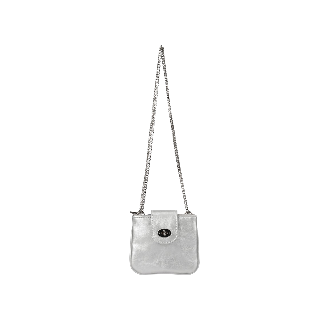 ★ANOETIC★送料込み★韓国★大人気★正規品★ANC FLAP MINI BAG 아노에틱 ANC 플랩 미니 백 실버 | ANOETIC | KREAM