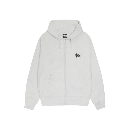 Stussy Basic Stussy Zip Hoodie Fog 2024