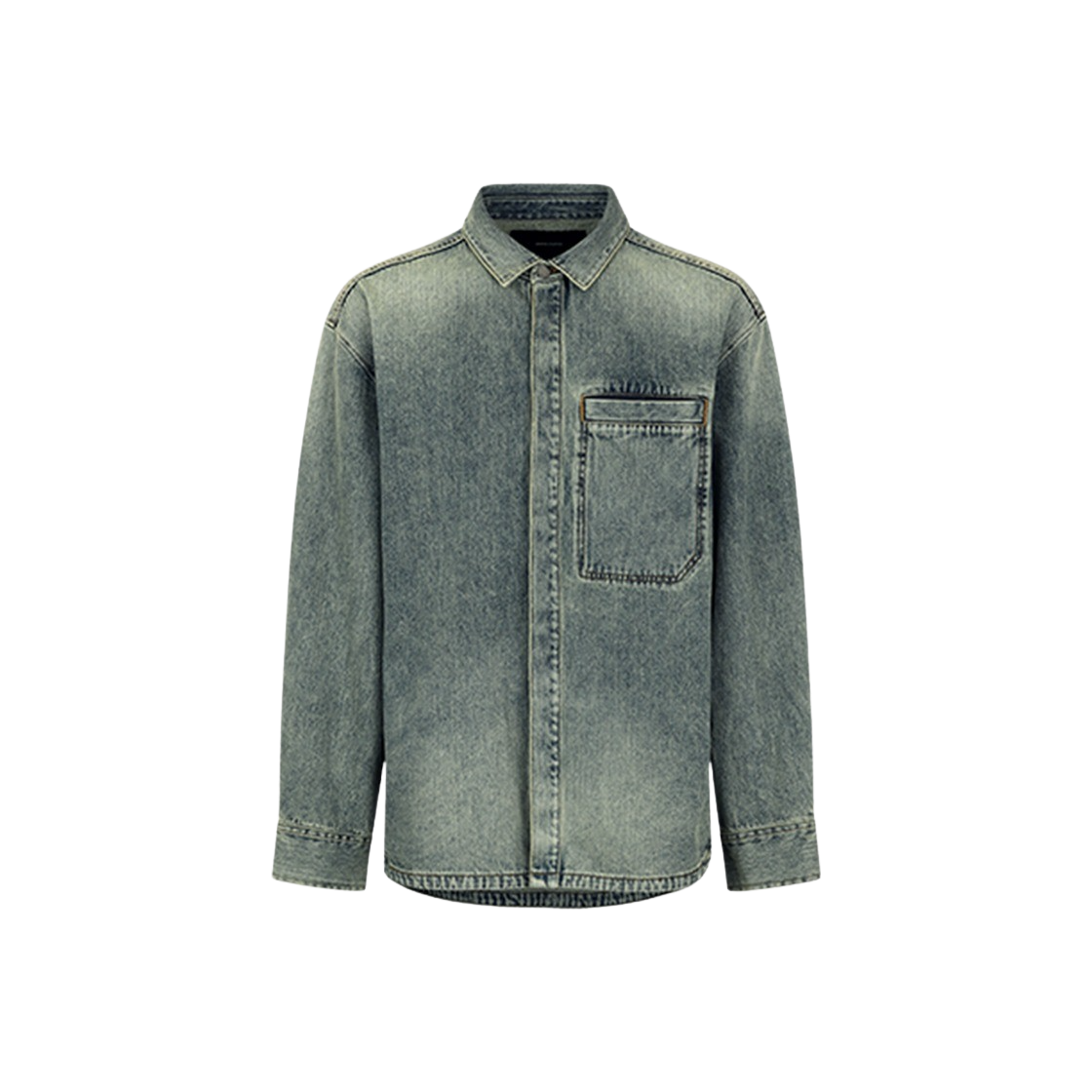 KM4DSHDES49LB Entire Studios Herculean Shirt Surface Wave - 24FW