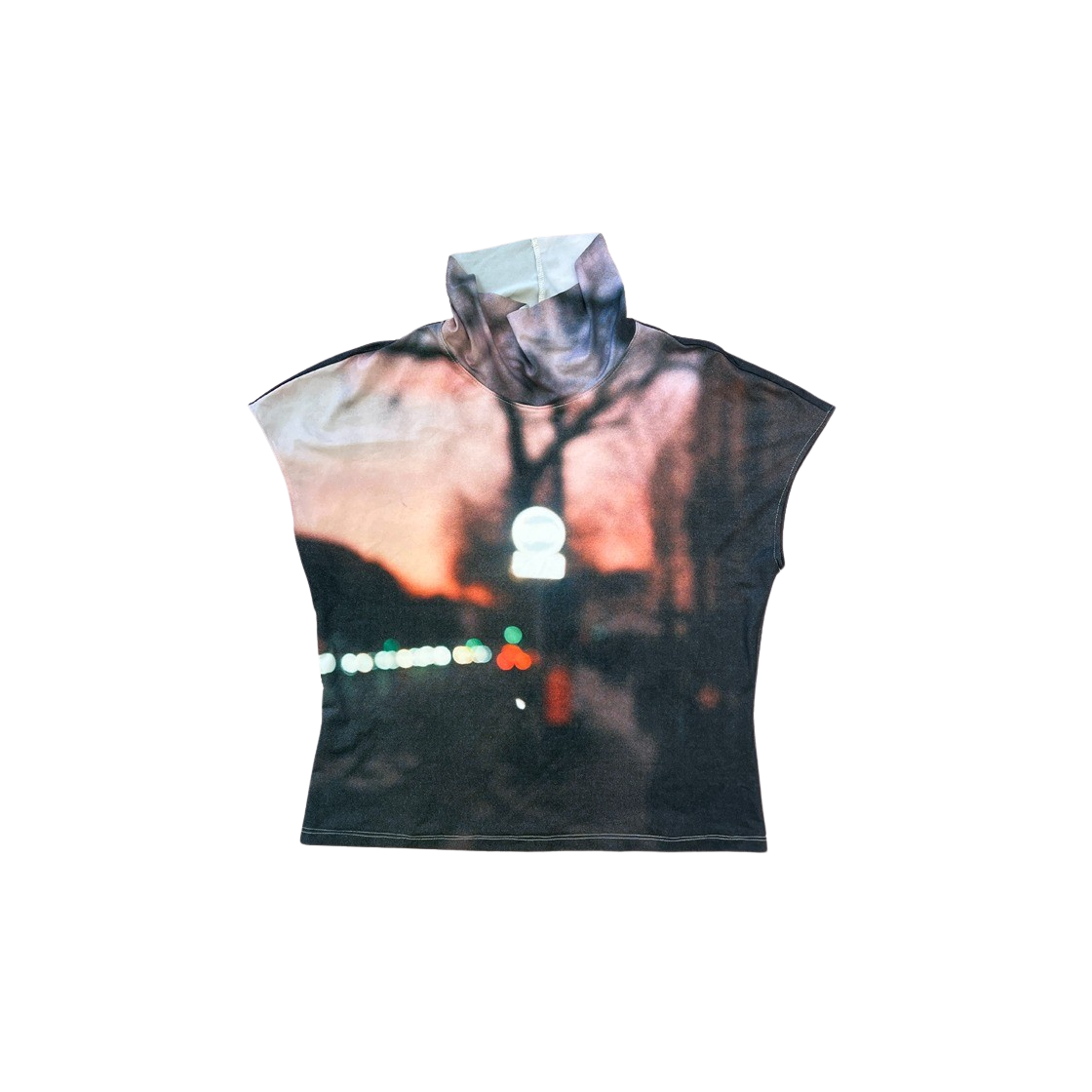 하이넥 티셔츠 (블러)(SEEN HI-NECK T-SHIRTS Blur)