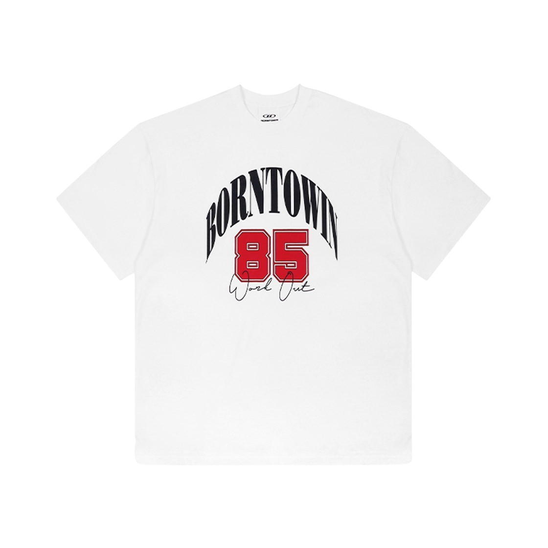 본투윈 85 워크아웃 티셔츠 화이트