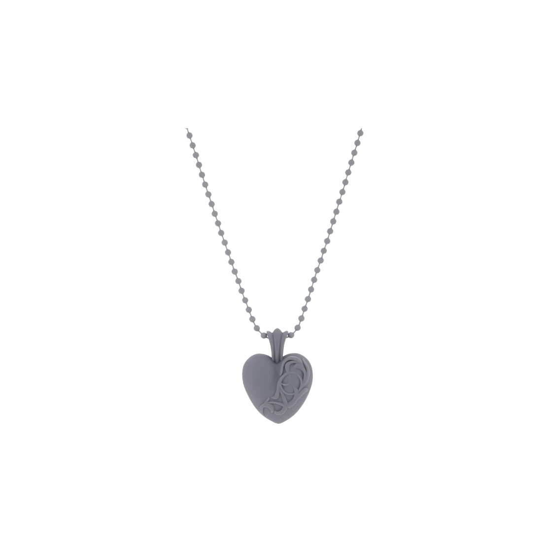 【Chrome Hearts】 正規品★ Silichrome CH Heart Pendant Red Chrome hearts silichrome necklaces Red orange punk | Depop