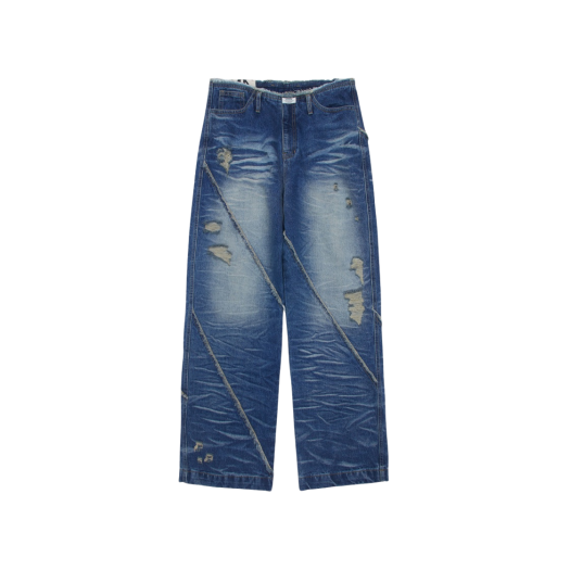 Ader Error Ely Jeans Blue